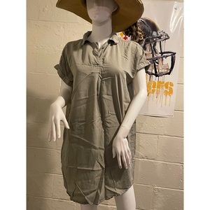 Thread & Supply short sleeve shirt dress!